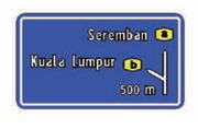 SUSUR KELUAR KE DESTINASI

Tanda isyarat ini adalah untuk memberitahu jarak susur keluar ke destinasi atau bandar yang akan dituju.