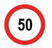 HAD LAJU 50KM/J

Papan tanda ini biasanya terdapat di kawasan bandar, dekat kawasan penempatan dan perkampungan. Keadaan lalu lintas dan rupa bentuk jalan adalah sesuai dan selamat dengan kelajuan ini.