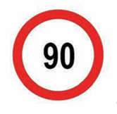 HAD LAJU 90KM/J

Papan tanda ini biasanya terdapat di laluan Persekutuan dan laluan negeri. Keadaan lalu lintas dan rupa bentuk jalan adalah sesuai dan selamat dengan kelajuan ini.