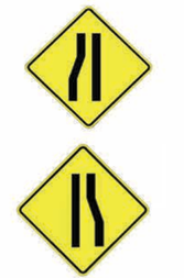 🚧 JALAN SEMPIT

Isyarat bagi jalan yang sempit dari sebelah kiri atau sebelah kanan.
